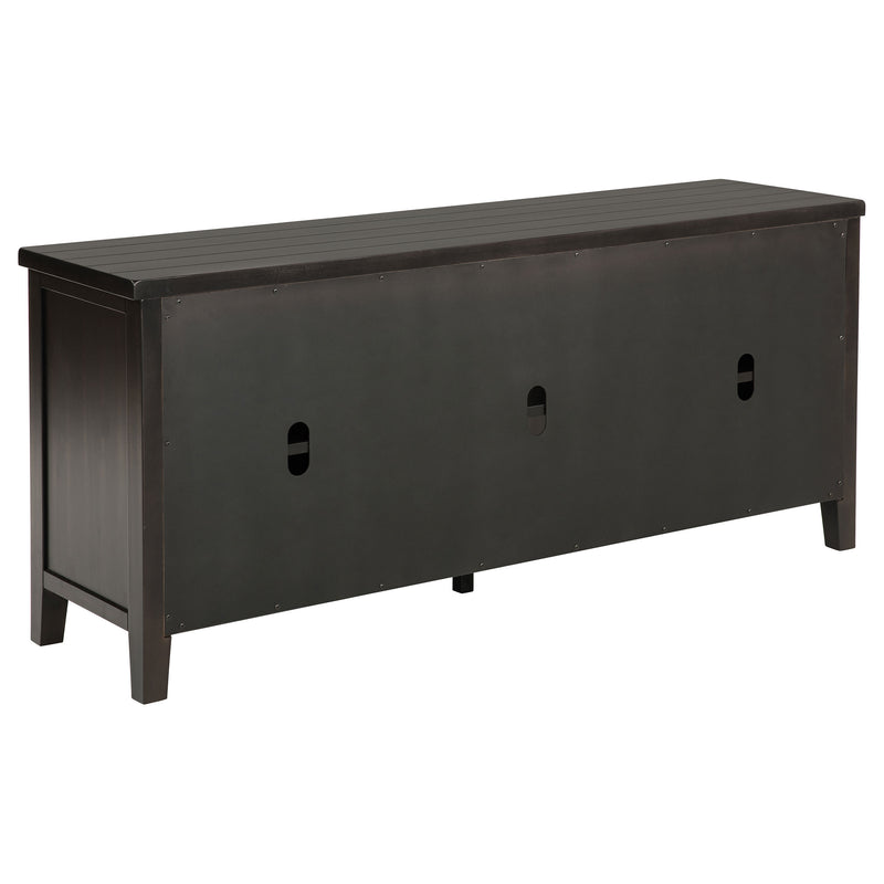 Coaster Furniture Concord Distressed Java Black TV Stand