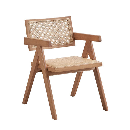 2 Acme Furniture Velentina Natural Rattan Arm Chairs