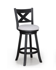 2 Crown Mark Kipper Dove Swivel Bar Stools
