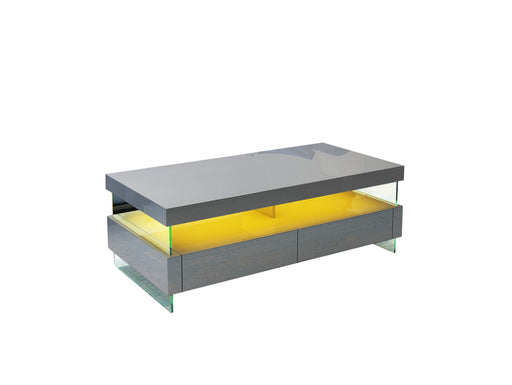Galaxy Home Ria Gray LED Coffee Table