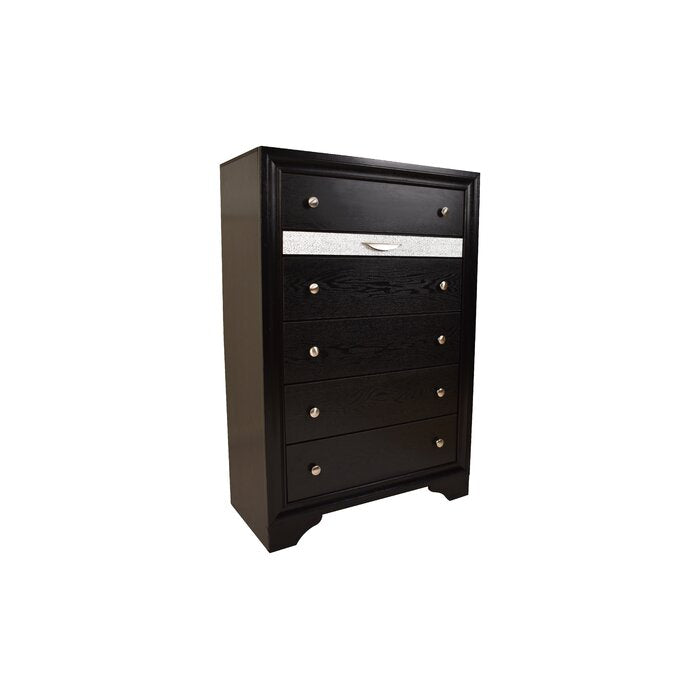 Galaxy Home Matrix Black Drawer Chest
