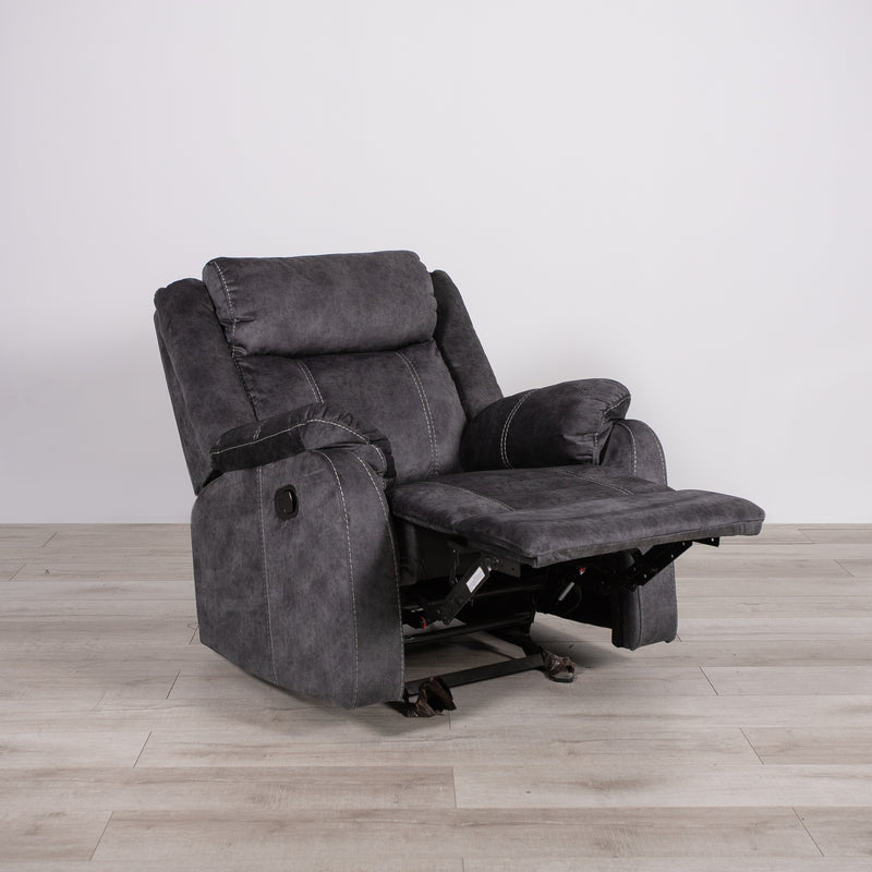 Global Furniture U7303 Domino Granite Glider Recliner