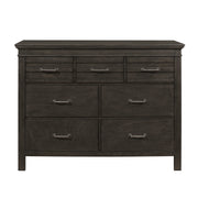 Home Elegance Blaire Farm Saddle Brown Dresser and Mirror