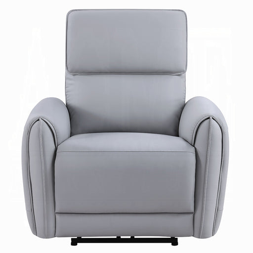Acme Furniture Jeromie Gray Power Motion Recliner with USB Port
