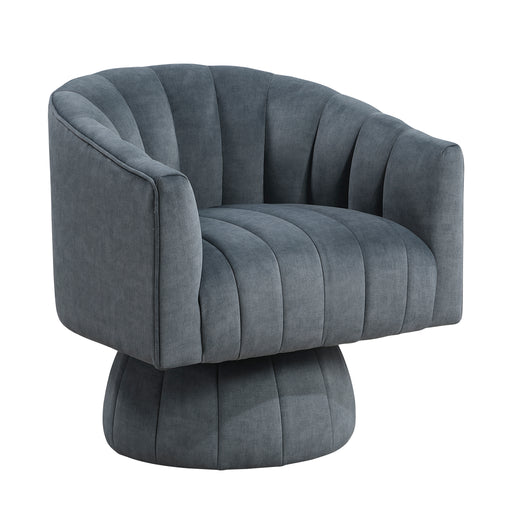 Home Elegance Bristol Teal Swivel Chair