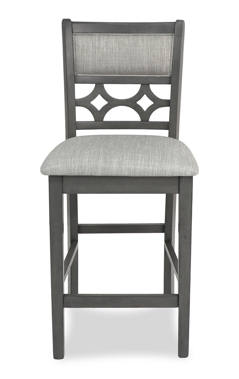 New Classic Furniture Mitchell Gray 5pc Counter Heigth Set