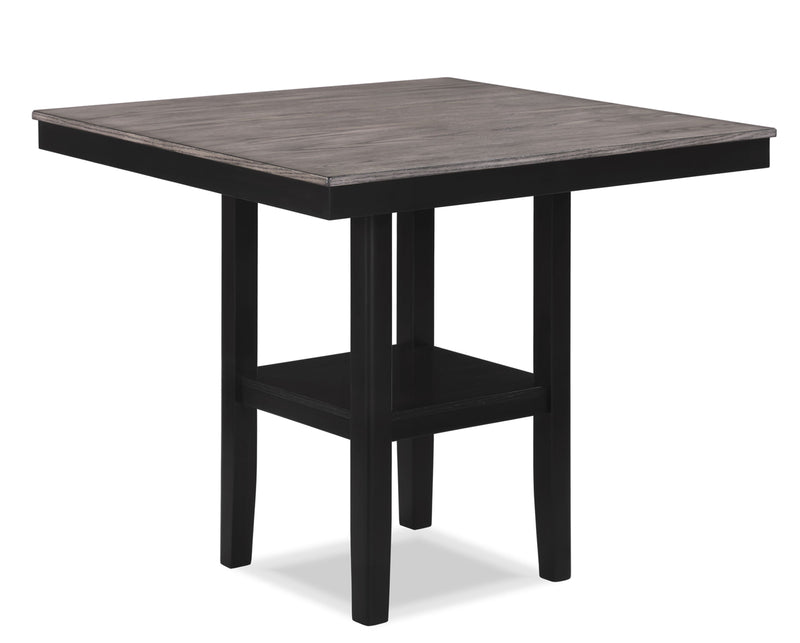 Crown Mark Lester Light Grey 5pc Counter Height Table Set