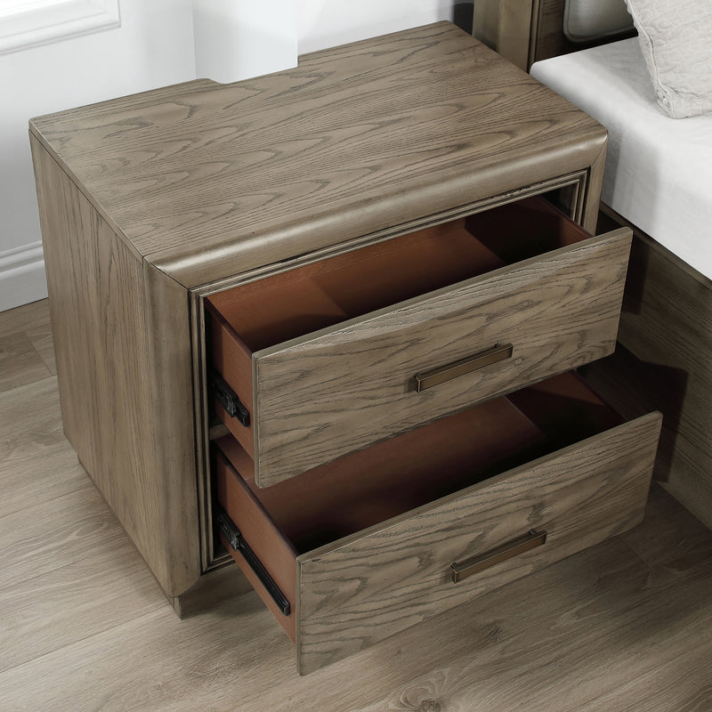 Steve Silver Sonoma Gray 2 Drawer Nightstand