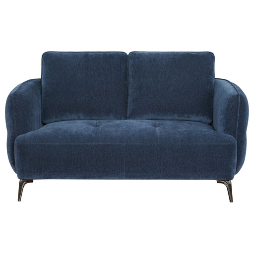 Coaster Furniture Lively Blue Track Arm Loveseat