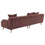 Coaster Furniture Elizabeth Red Extra Long Sofa