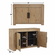 Steve Silver Aubrey Brown 64 Inch Server