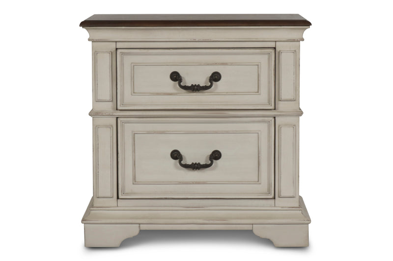 New Classic Furniture Anastasia Antique White Nightstand