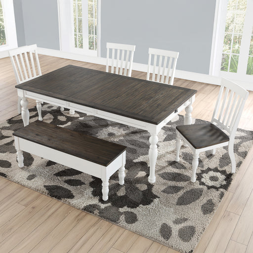 Steve Silver Joanna White 5pc Dining Set