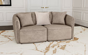 Coaster Furniture Townsend Latte Brown Loveseat