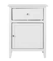 Glory Furniture Izzy Oak 1 Drawer 1 Door Nightstand
