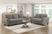 Home Elegance Ellery Sand 2pc Living Room Set