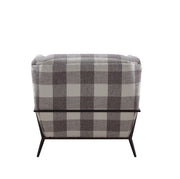 Acme Furniture Niamey II Black Metal Frame Accent Chair