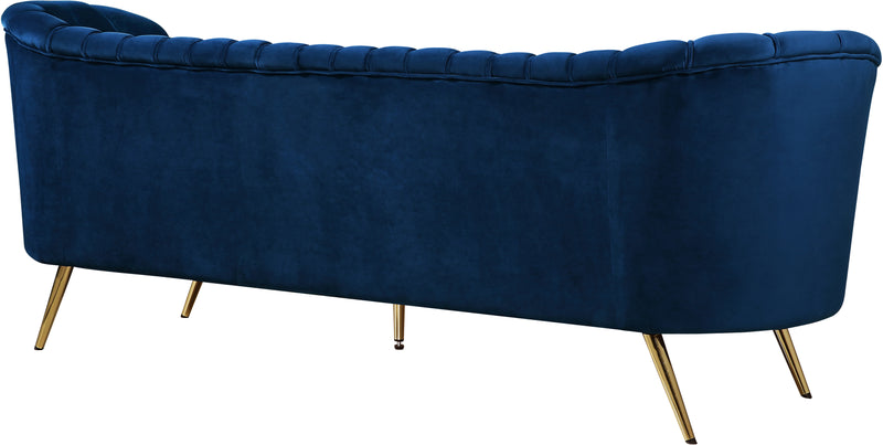 Meridian Furniture Margo Green Velvet Sofa