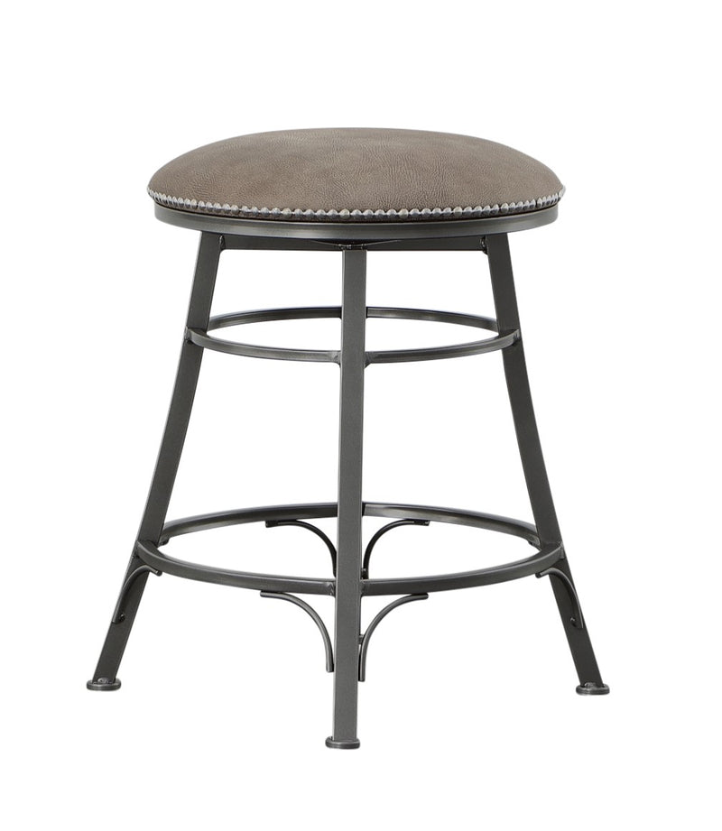 Steve Silver Bali Gray Backless Swivel Counter Stool