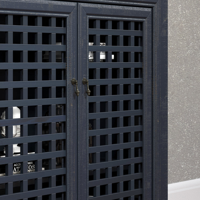 Steve Silver Rio Grey 4 Door Accent Cabinet