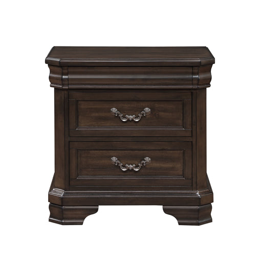 New Classic Furniture Lyndhurst Walnut Brown Nightstand