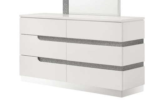New Classic Furniture Paradox White Dresser
