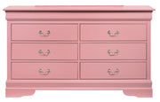 Glory Furniture Louis Phillipe Cherry Dresser