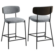2 Coaster Furniture Elison Grey Counter Height Stools