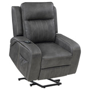Coaster Furniture Raelynn Grey Power Lift Recliner Chair