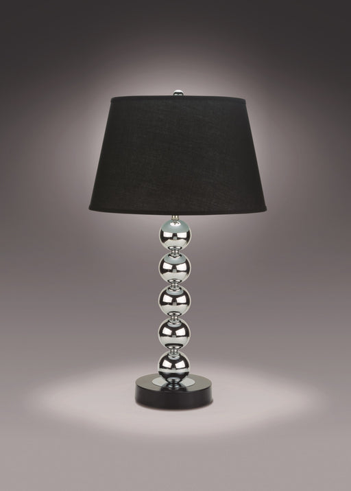 2 Crown Mark Black Table Lamps