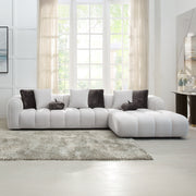 Acme Furniture Manilla Ivory White Sectional