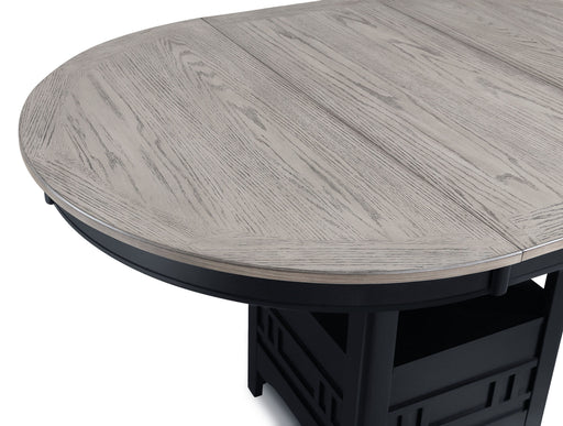 Crown Mark Hartwell Chalk Grey Counter Height Table