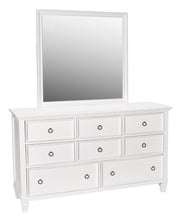 New Classic Furniture Tamarack Black Glass Mirror