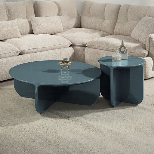 Acme Furniture Lamond Teal 3pc Coffee Table Set