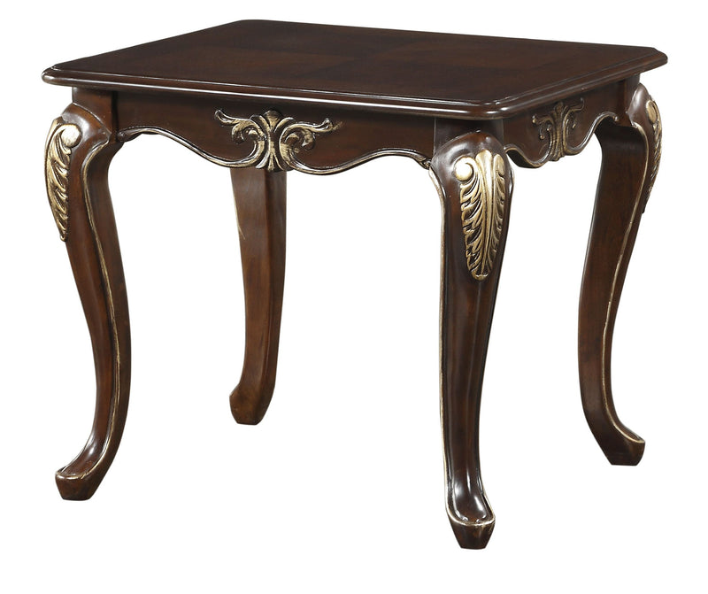 Home Elegance Croydon Cherry 3pc Coffee Table Set