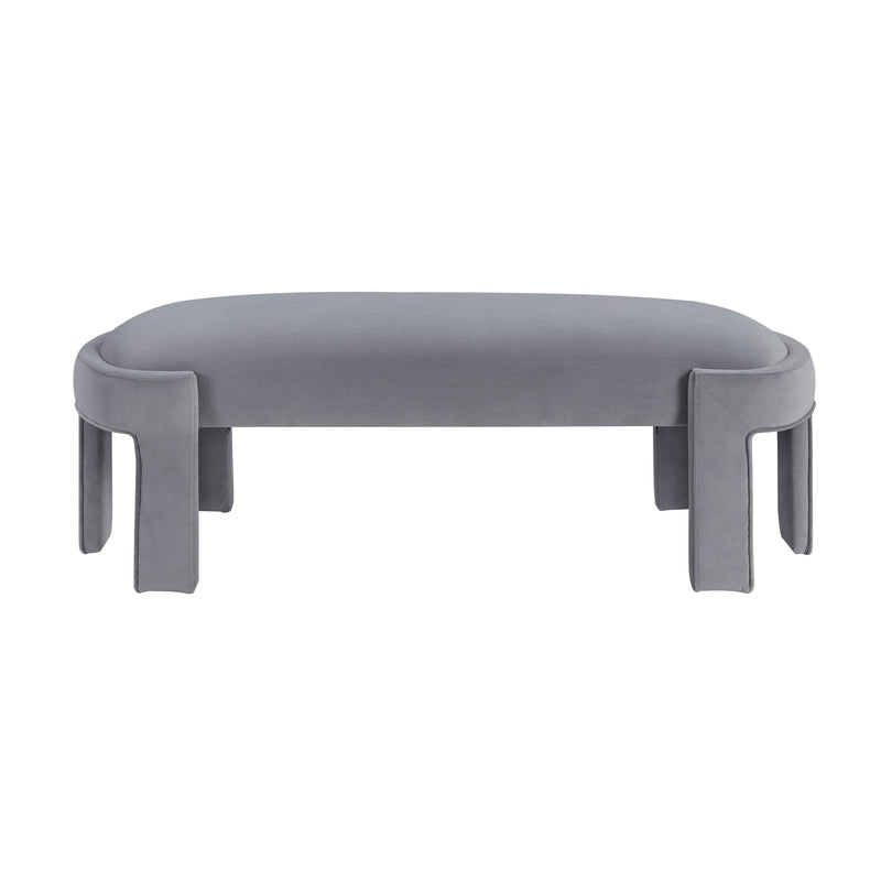 Home Elegance Flux Gray Bench