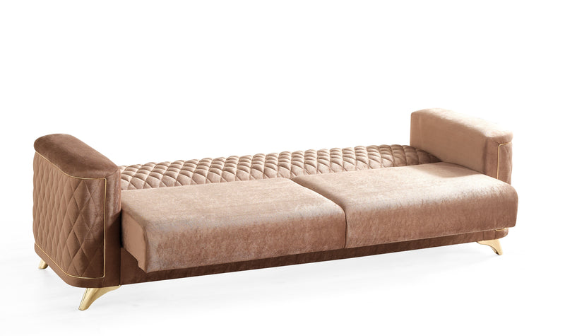 Galaxy Home Luna Ivory Sleeper Sofa