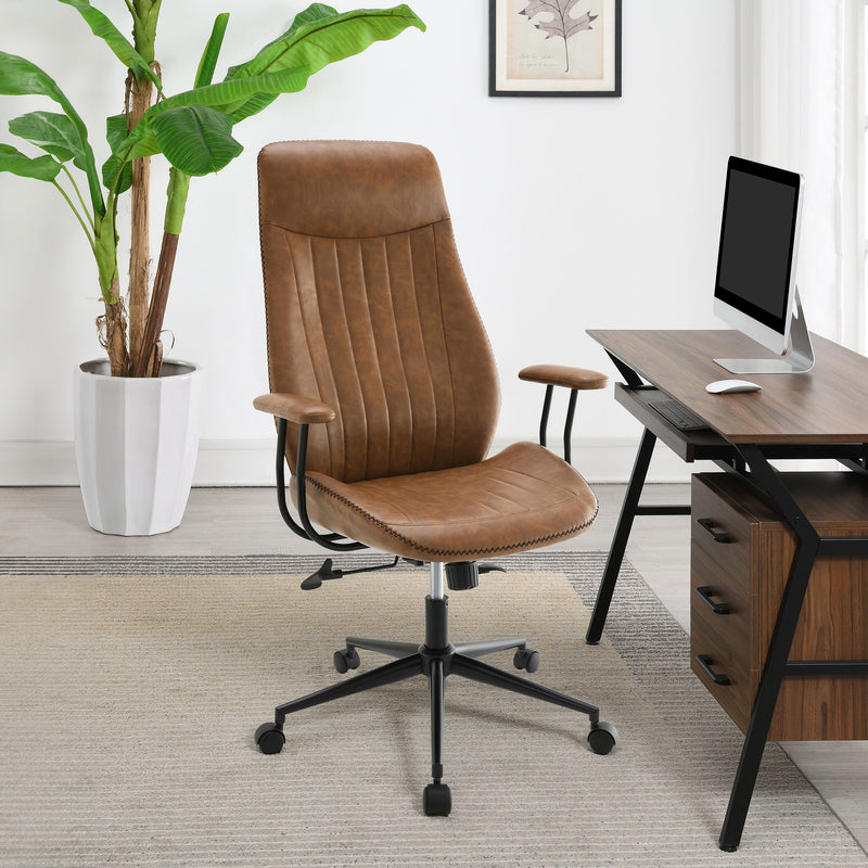 Coaster Furniture Ranger Brown Adjustable Office Chair