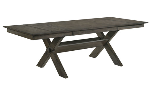New Classic Furniture Gulliver Rustic Brown Dining Table