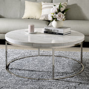 Acme Furniture Zaidee Natural Nickel Coffee Table