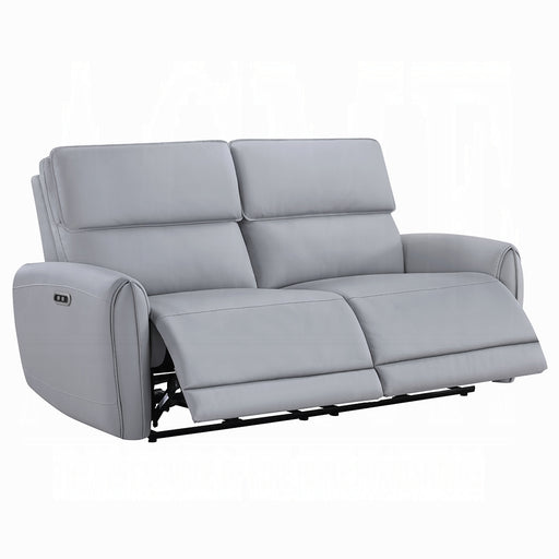 Acme Furniture Jeromie Gray Power Motion Sofa with USB Port
