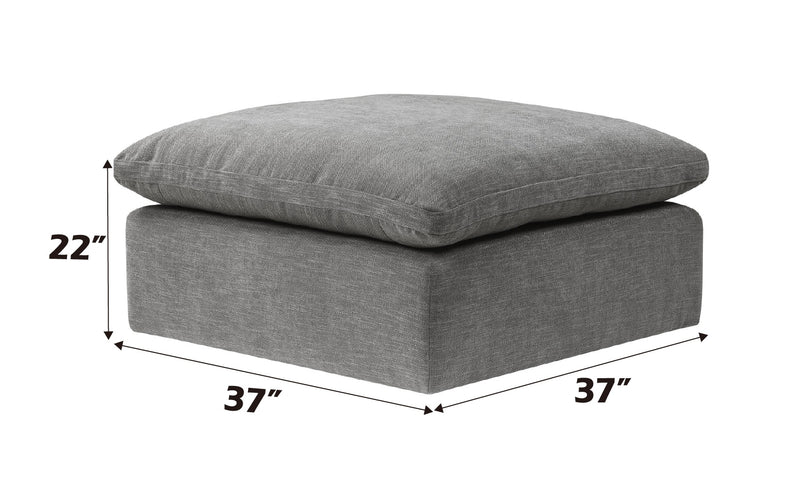 Acme Furniture Naveen Gray Modular Ottoman