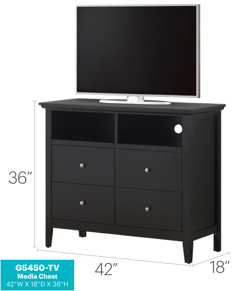 Glory Furniture Hammond Gray Media Chest