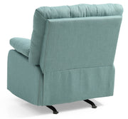 Glory Furniture Cindy Teal Fabric Rocker Recliner