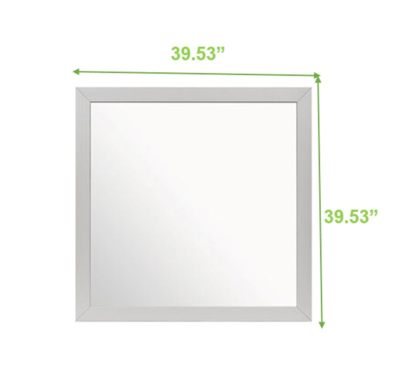 Galaxy Home Camilla Black White Wood Mirror