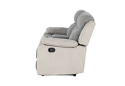 Global Furniture U6027 Grey Console Reclining Loveseat