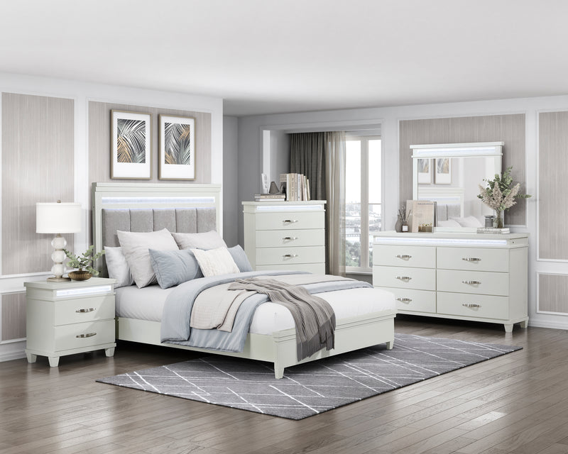 Home Elegance Kidman White Dresser