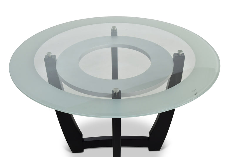 Steve Silver Verano Silver Black 5pc Dining Set