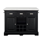 Steve Silver Aspen Ebony Kitchen Island