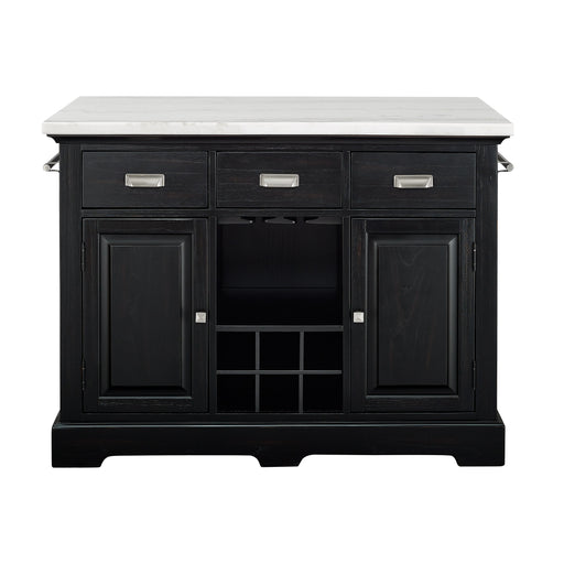 Steve Silver Aspen Ebony Kitchen Island